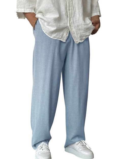 Men's Casual Loose Basic Trousers