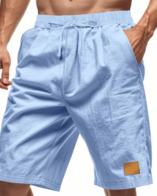 Men's Linen Loose Holiday Shorts Pants