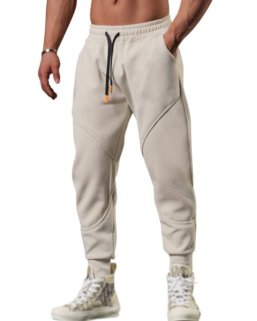 Men's Loose Three-dimensional Patchwork Leggings Trousers